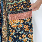 Jaase Boho Wide Leg Pants Size Large Flowy Cottagecore Rayon Hippie Romantic Photo 6