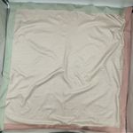 Jim Thompson Silk Scarf Woven Pastel 41" x 41" Pink Blue Yellow Green Border Photo 2