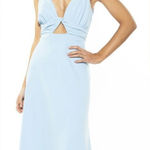 Alexia Admor  CAMILA MIDI DRESS NWT size 12 Blue Photo 0