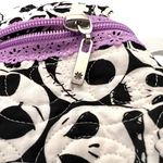Jack Skellington Nightmare Before Christmas Quilted Makeup Bag Pouch Case Tote Black Photo 6