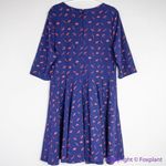 Unique Vintage Gwynnie Bee Umbrella Print Navy Dress, plus size 0X Photo 10