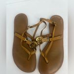 Tory Burch RARE Ali Anteka Tan Leather Sandals Photo 6
