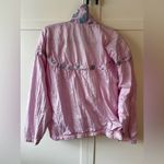 Sergio Tacchini Vintage Old School Women’s Windbreaker Paisley Jacket Size 14 Pink Photo 2
