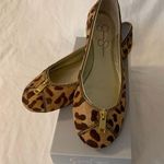 Jessica Simpson EUC Cenboa2 Leopard Print Pony Flats Photo 0