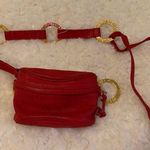 Lic benoit Luc Benoit vintage red leather belt bag Photo 15