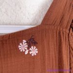 Madewell NEW Amie Floral Embroidered Lightspun Millbrook Peplum Top, 1X Photo 14