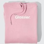 Glossier pink hoodie Size M Photo 1