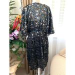 Modcloth Dramatic Depths Velvet Dress in Black Floral Photo 7