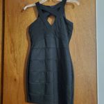 Crystal Doll NWOT black mesh back bodycon dress Photo 9