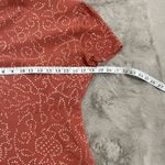 Madewell Posy Ruffle Faux Wrap Dress in Twisted Vines Terra Cotta Size 4 Beach Photo 14