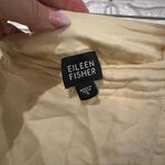 Eileen Fisher  Yellow Cotton Wrap Skirt Size Small Photo 3