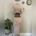 LPA  Clementine Dress NWT Cream Color Open Back Revolve Dress XS Ribbed Viscose Photo 6