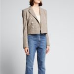 Veronica Beard  Nevis Cropped Plaid Blazer Jacket Size 2 Photo 10