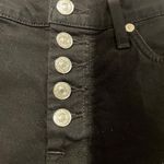 7 For All Mankind Black Denim Jeans Cutoff Short Shorts High Rise Size 27 Photo 4