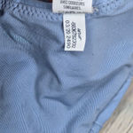 Aerie  Cheeky Bikini Bottoms Swimsuit Blue Textured Zigzag Size XS NWT Photo 6