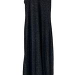 Robin K Sleeveless Midi Dress Sheer Swim Cover Up Size Small gray slip Photo 0