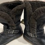 Dr. Martens Brielle Broadway ankle Boots,black, faux fur lining unisex 8L/7M Photo 12