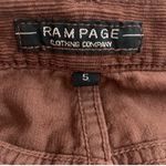 Rampage Y2K Slit Cuff Flare Acid Wash Front Raw Hem Corduroy Pants Brown Sz 5 Photo 5
