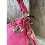Juicy Couture Pink Quilted Shoulder Bag with Charm & Scarf Photo 5