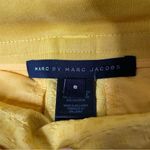 Marc by Marc Jacobs ‎ Yellow A Line Belted Button Down Cargo Pocket Skirt Size 8 Photo 2