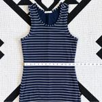 Marine layer Lexi Daytime Midi Dress in Navy White Stripe Small Photo 7