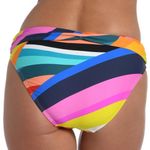 La Blanca Bikini Bottoms Size 6 NWT Sunscape Hipster Shirred Swim UPF50 Colorful Photo 1