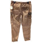 Free People NWT  Cargo Pants Brown Utility Boho Festival Size 4 Aztec Gorpcore Photo 1