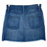 Madewell Mccarren Raw Hem Denim Skirt Photo 4