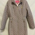 Betsey Johnson M Beige Quilted Jacket Photo 0