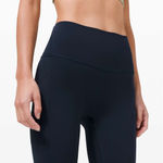 Lululemon  Align High Rise Bike Shorts with Pockets 8" True Navy Blue 6 Photo 0