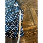 Twee Preppy Costal Beach Vacation Loose Comfy Top Women 14 Neutral Academia Blue Photo 5