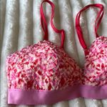 Aerie  Pink and Red Floral Bra with Adjustable Straps Photo 1