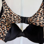 Frederick's of Hollywood  sz 34c brown tan leopard print‎ bra Photo 4
