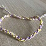 Handmade Paisley Bracelet, anklet, trendy, comfortable, tie, embroidery thread, woven, gi Photo 0