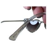 Betsey Johnson Clear Grey Plastic Heart Sunglasses Photo 4