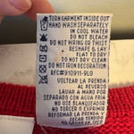 Vintage 80’s Women's Bobbie Brooks Christmas Cardigan XL Red Embroidered Sweater Photo 3