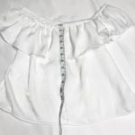 LA Hearts Off The Shoulder White Flowy Top Photo 3