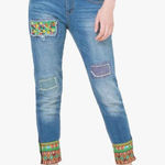 Desigual  Exotic Jeans Ethnic Ankle Size 28 Photo 0