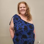 Kate Spade Navy Blue & Black Floral Jumpsuit Photo 1