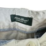 Eddie Bauer  Mercer Fit Cotton Light Tan Lightweight Shorts Pockets Size 12 Tall Photo 4