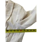 Elle Eggshell Collared Blazer Ruched Sleeve Women Size Small NWT | 11-8 Photo 6