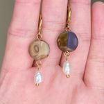 Handmade unique retro vintage fairy boho style dangle earrings w/ quality Czech glass beads💜 Photo 7