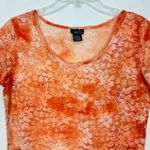 Rue 21 Orange Lace Scoop Neck Top Juniors L Size undefined Photo 2