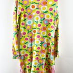 Lilly Pulitzer Vintage Terry Cloth Long Sleeve Floral Mini Cover Up Dress Yellow Photo 8