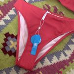 Cupshe  NWT Pleated Cheeky High Leg Bikini Bottom Photo 0