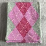 J.crew factory argyle wool angora blend scarf #66506 Pink Photo 0