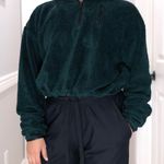 Topshop Cropped Half Zip Sweater Photo 3