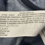 Abercrombie & Fitch  Dark Wash Boxy Long Sleeve Jean Blazer Jacket Button Medium Photo 13