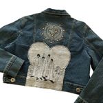 Via Penny Lane Reworked Apparel | The Beatles Yellow Submarine Denim Jacket Blue Size 14 Photo 6