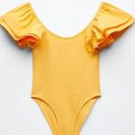 ZARA Ruffle Sleeve Bodysuit Photo 0